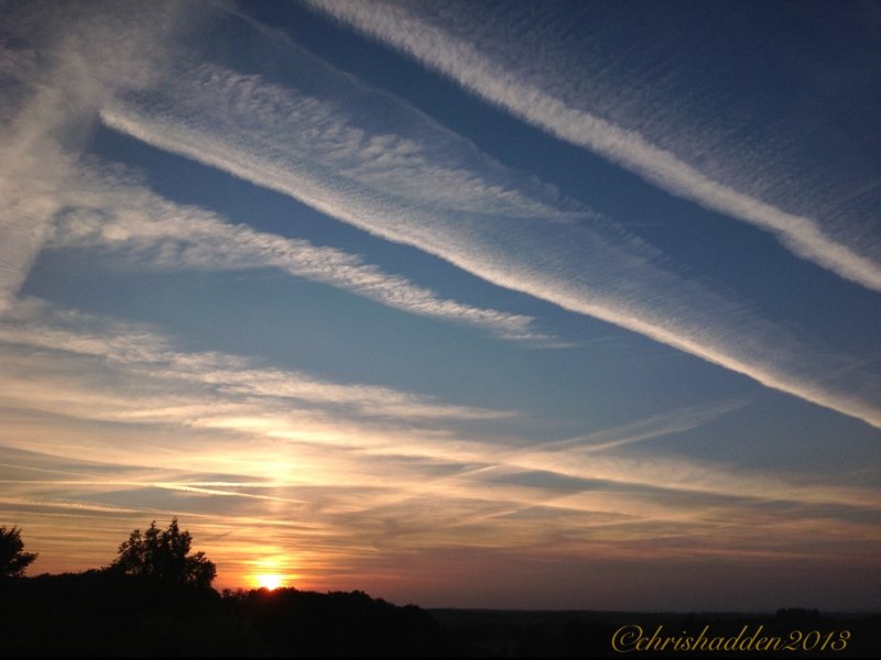 July 16th -  sunset yesterday at home