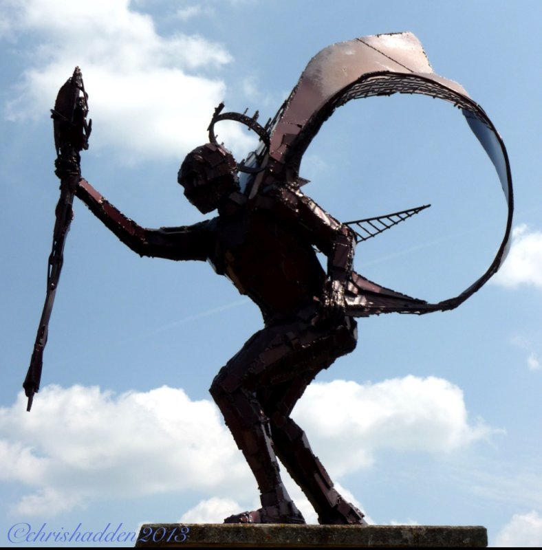 July 17th - St Julien - sculptor Hal Wilson