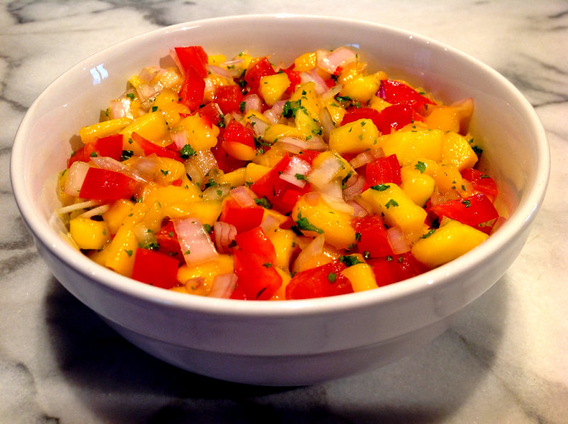 mango salsa....