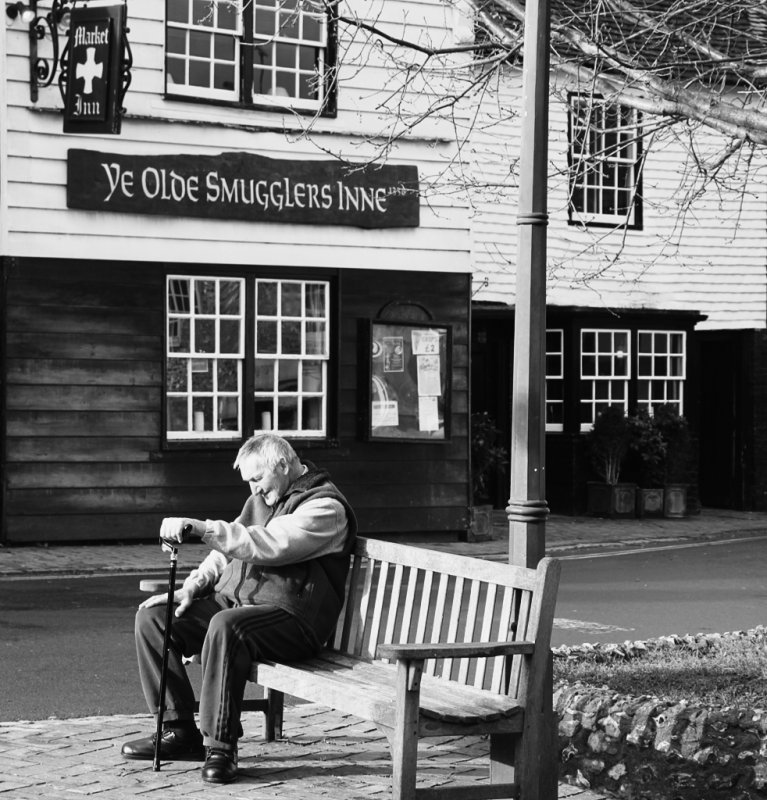 Contemplating how life used to be.
