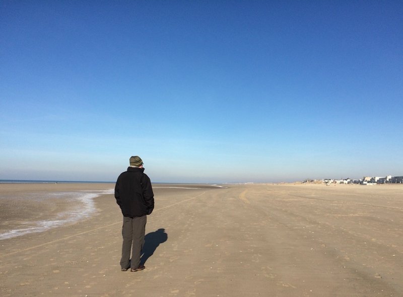 Berck Plage on a quiet day