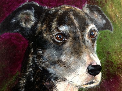 In memory of Max, painted by my friend Carol T in 2012