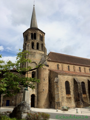 The Abbey of St Peter and St Paul, founded in the XIth century.