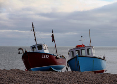fishing boats at Beer, East Devon