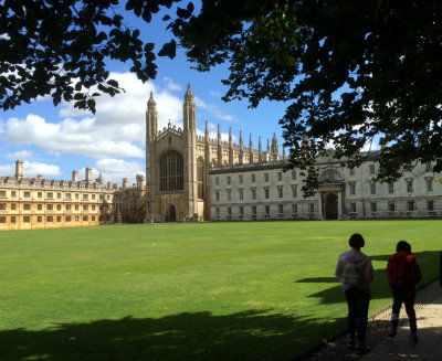 King's College Chapel and grounds, Cambridge