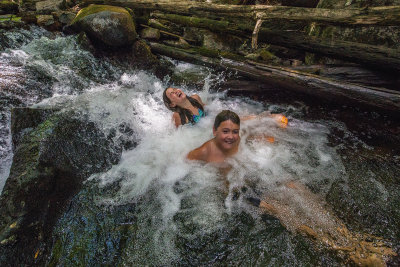 Laughing in the whirlpool