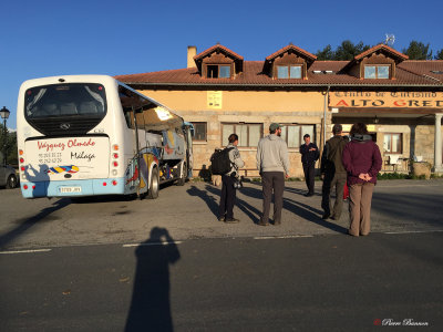 Hotel Alto Gredos et notre bus.