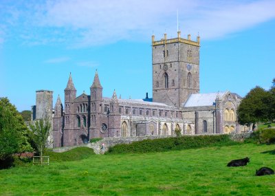 St David's cathedral, begun in 1181