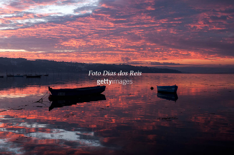 A Lagoa de bidos em 18 de dezembro de 2013