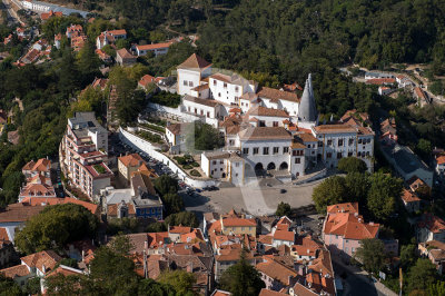 A Vila de Sintra Vista do Castelo