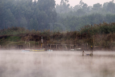 A Lagoa de bidos em 21 de outubro de 2010