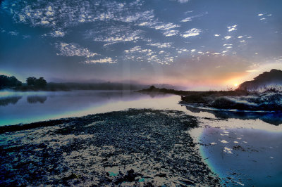 A Lagoa de bidos em 21 de outubro de 2010