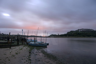 A Lagoa de Óbidos em 17 de novembro de 2010