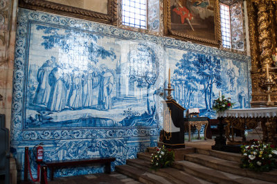 Os Azulejos da Capela-mor: Visão de São Bernardo e São Bernardo a enviar os monges para a Península Ibérica