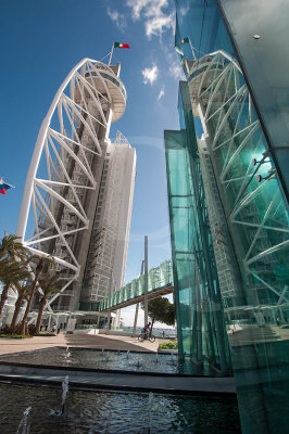 A Torre Vasco da Gama e o Hotel Myriad
