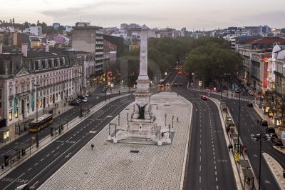 Praa dos Restauradores e Av. da Liberdade (CIP)