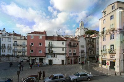 O Largo do Chafariz de Dentro em 11 de dezembro de 2011