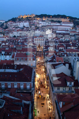 The View From Santa Justa Elevator