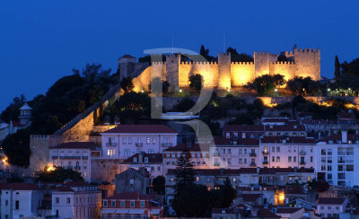 Lisbon's Castle by Night