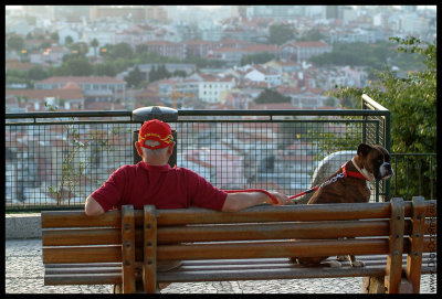 To sit with a dog on a hillside, on a glorious afternoon, is to be back in Eden, where doing nothing was not boring - it was peace.

Milan Kundera*

* (Brno, Czechoslovakia 1-Apr-1929)
Of Czech origin, he has lived in exile in France since 1975, having become a naturalised citizen in 1981. He sees himself as a French writer and insists his work should be studied as French literature and classified as such in book stores.
His books were banned by the Communist regimes of Czechoslovakia until the downfall of the regime in the Velvet Revolution of 1989. A perennial contender for the Nobel Prize in Literature, he has been nominated on several occasions.