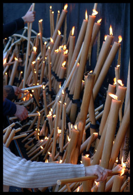 Thousands of candles can be lighted from a single candle, and the life of the candle will not be shortened. Happiness never decreases by being shared.
 
Buddha * 


* (Kapilavastu, India c.563 / c.483 BC). 
The founder of Buddhism, one of the great religions of the world. He was the son of a wealthy ruler of a kingdom near Nepal, in Asia. Many miracles are said to have herald his birth. When Siddhartha realized the misery of the world, he left his palace, his father, his wife and his children, and wandered for seven years seeking the truth.