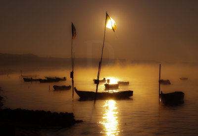 A Lagoa de bidos em 16 de dezembro de 2007