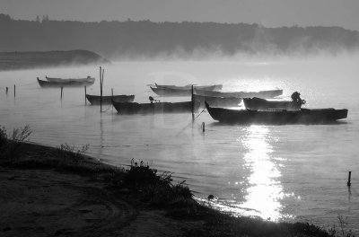 A Lagoa de bidos em 16 de dezembro de 2007