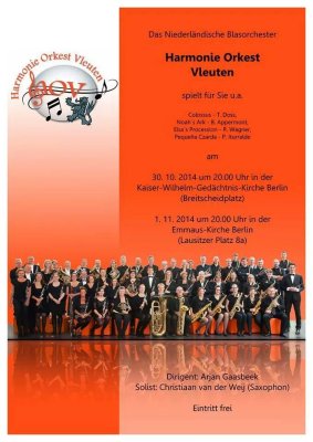 Harmonie Orkest Vleuten Concerteert in Berlijn 