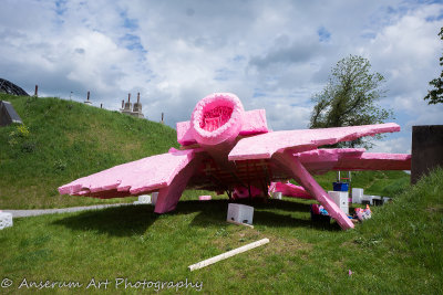 Pink JSF op KunstFort Asperen