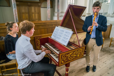 Teun Braken ( Harpsichord ) en Teun Wisse ( Recorder )