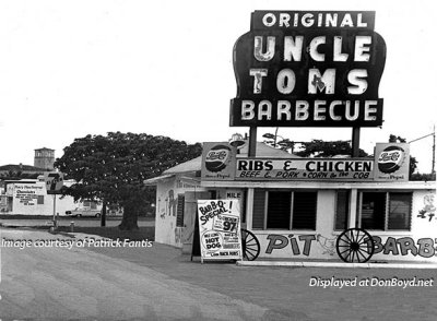 1961 - Uncle Tom's Barbecue at 3988 Tamiami Trail (SW 8th Street), Miami