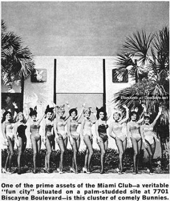 1960's - Bunnies and the Miami Playboy Club on Biscayne Boulevard
