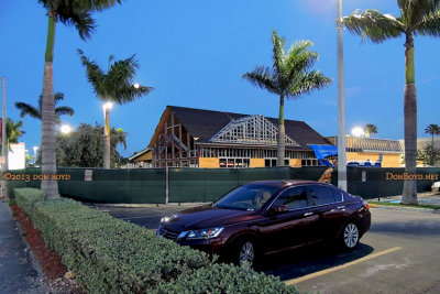 2013 - a new Hooters Restaurant under construction on Palm Springs Mile where IHOP was located for almost 50 years