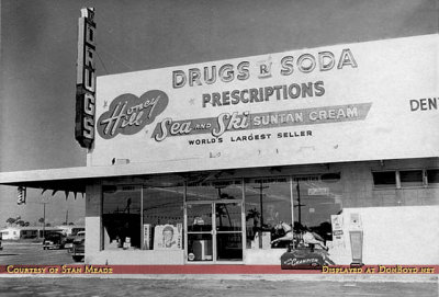 1950's - Honey Hill Pharmacy at NW 2nd Avenue (State Road 7 and US 441) and Honey Hill Road (NW 199th Street)