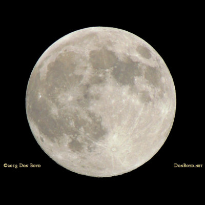 2013 - Super Moon over Miami on June 22, 2013
