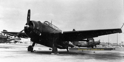 Early 1940's - U. S. Navy Grumman TBM-3 at Naval Air Station Miami