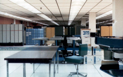 1973 - Eastern Airlines Commercial Computer Operations Tape Library section