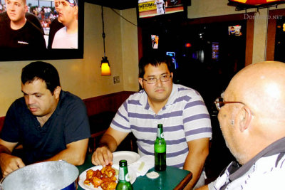 July 2013 - Daniel Morales, Carlos Javier Bolado and Eddy Gual at Bryson's Irish Pub