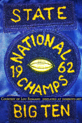 1962 - patch for the National Football Champs at Miami High School