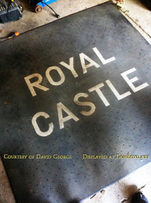 1960's - Royal Castle rubber floor mat