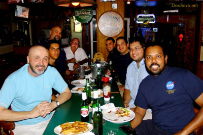 August 2013 - Kev Cook, Steven Marquez, Vic Lopez, Eddy Gual, Luimer Cordero, Daniel Morales, Carlos Bolado and Suresh Atapattu