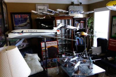 October 2013 - the Aviation Room at the home of Joe Pries