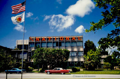 1974 - the entrance to National Airlines' General Offices (GO) at Miami International Airport