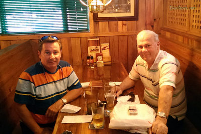 March 2014 - Chet Gay and Don Boyd after lunch and beers at the Miami Lakes Ale House