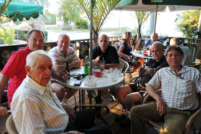 March 2014 - Al Herreros, John Rizzo, Don Boyd, George Riley, Andres Herreros, and Miguel Mikey Matera at Bryson's Irish Pub