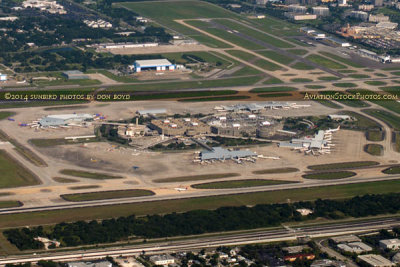 2014 - aerial photo of the great Tampa International Airport, the best designed airport in the USA