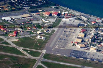 2014 - aerial cropped photo of MacDill Air Force Base with Central Command and Special Ops Command buildings depicted