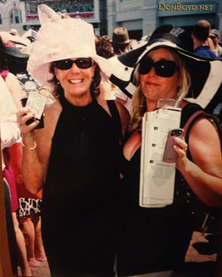 May 2010 - Brenda Reiter with Kim DeLeo at the Kentucky Derby