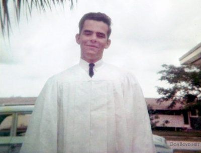 1963 - Frank Sullivan after graduation in the Hialeah High Class of 1963