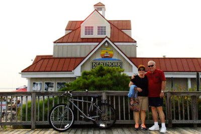August 2014 - Karen and Don at the Kentmorr Restaurant and Crab House in Stevensville, Maryland